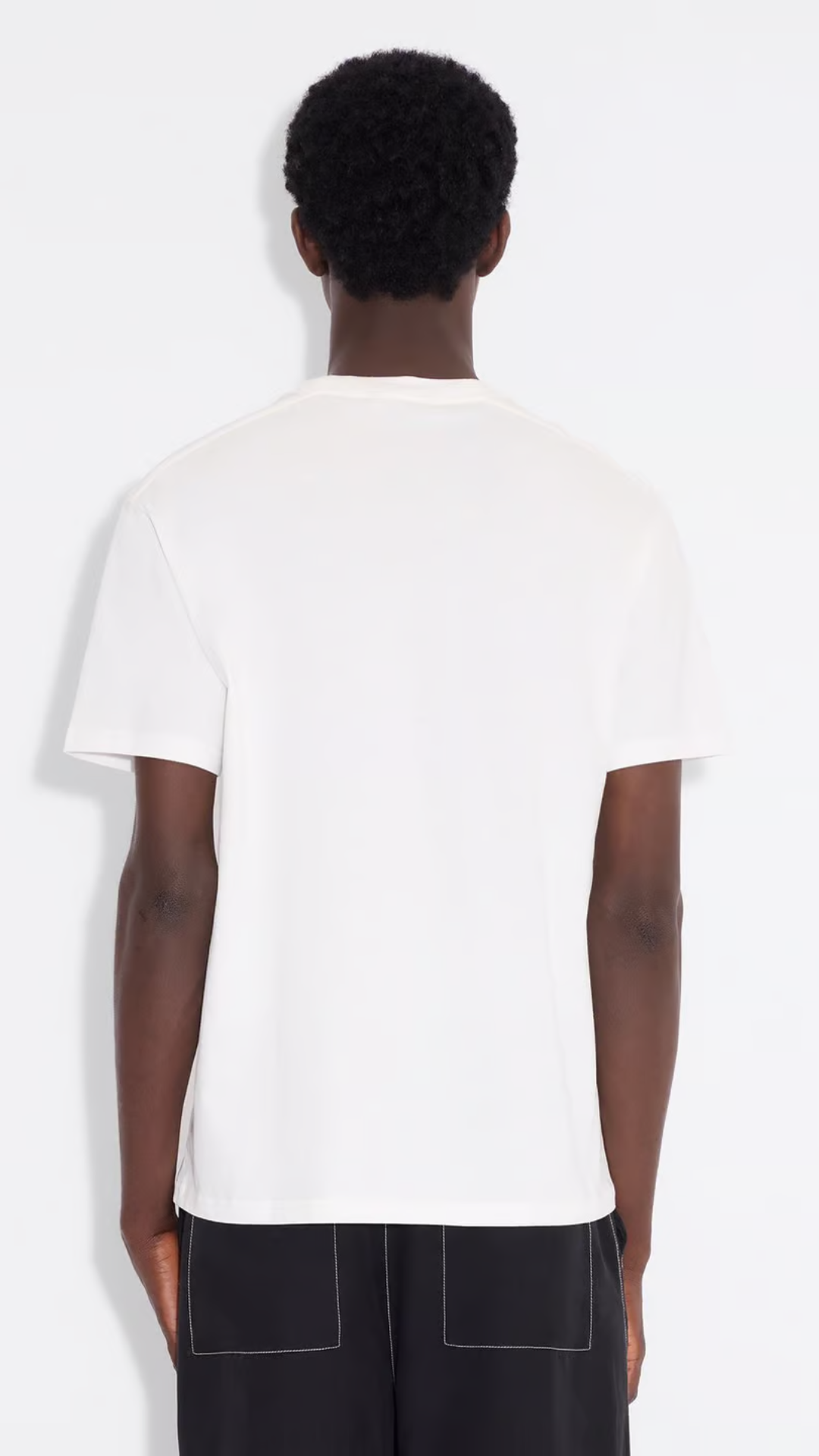 TUCKER EMBROIDERY TEE WHITE