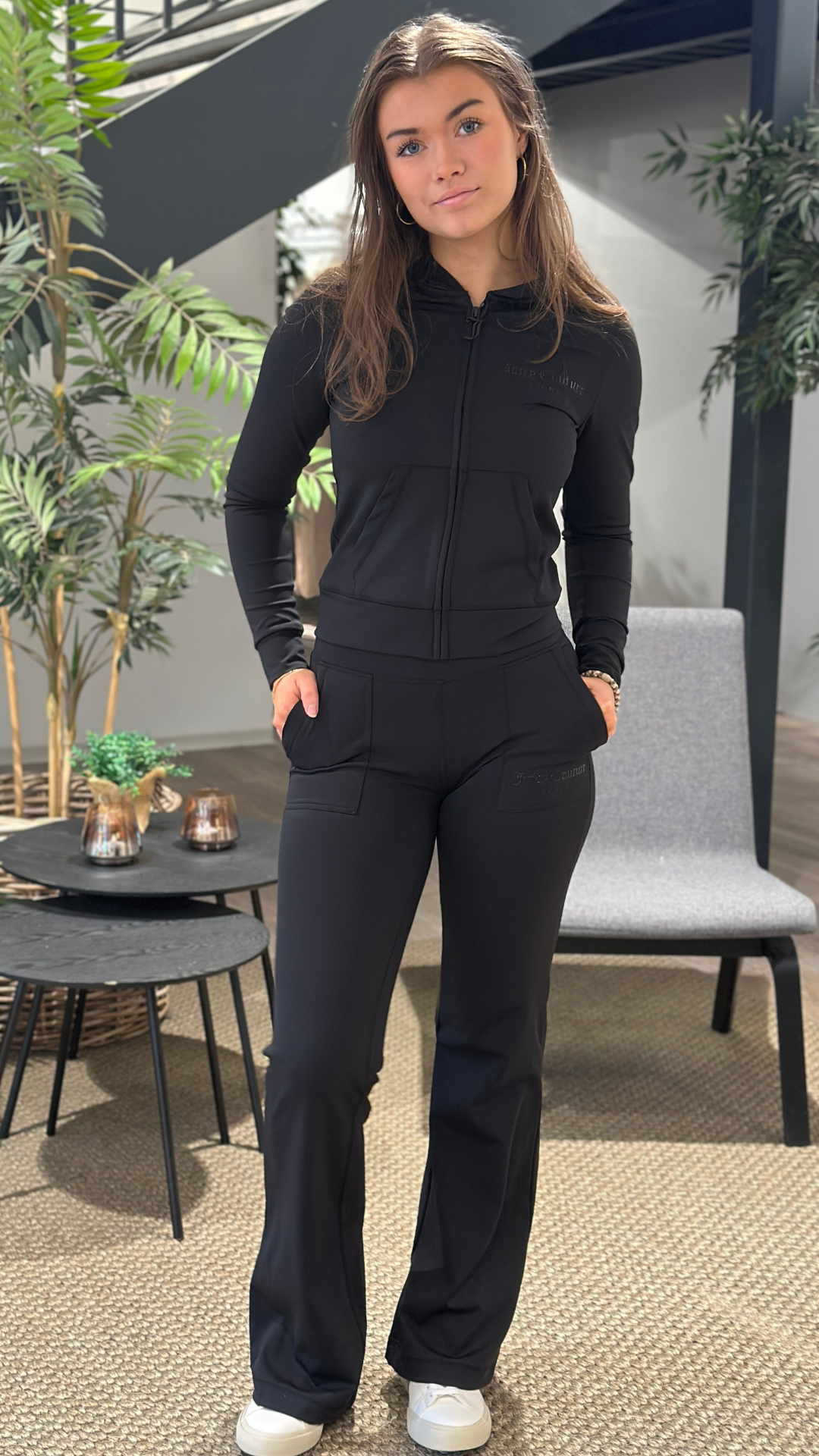 ACTIVEWEAR FARAH LOW RISE LEGGINGS BLACK