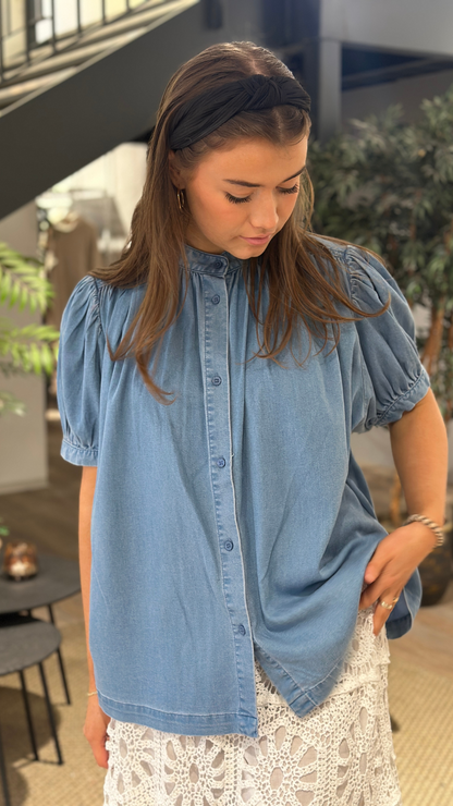 MILLY TENCEL BLOUSE