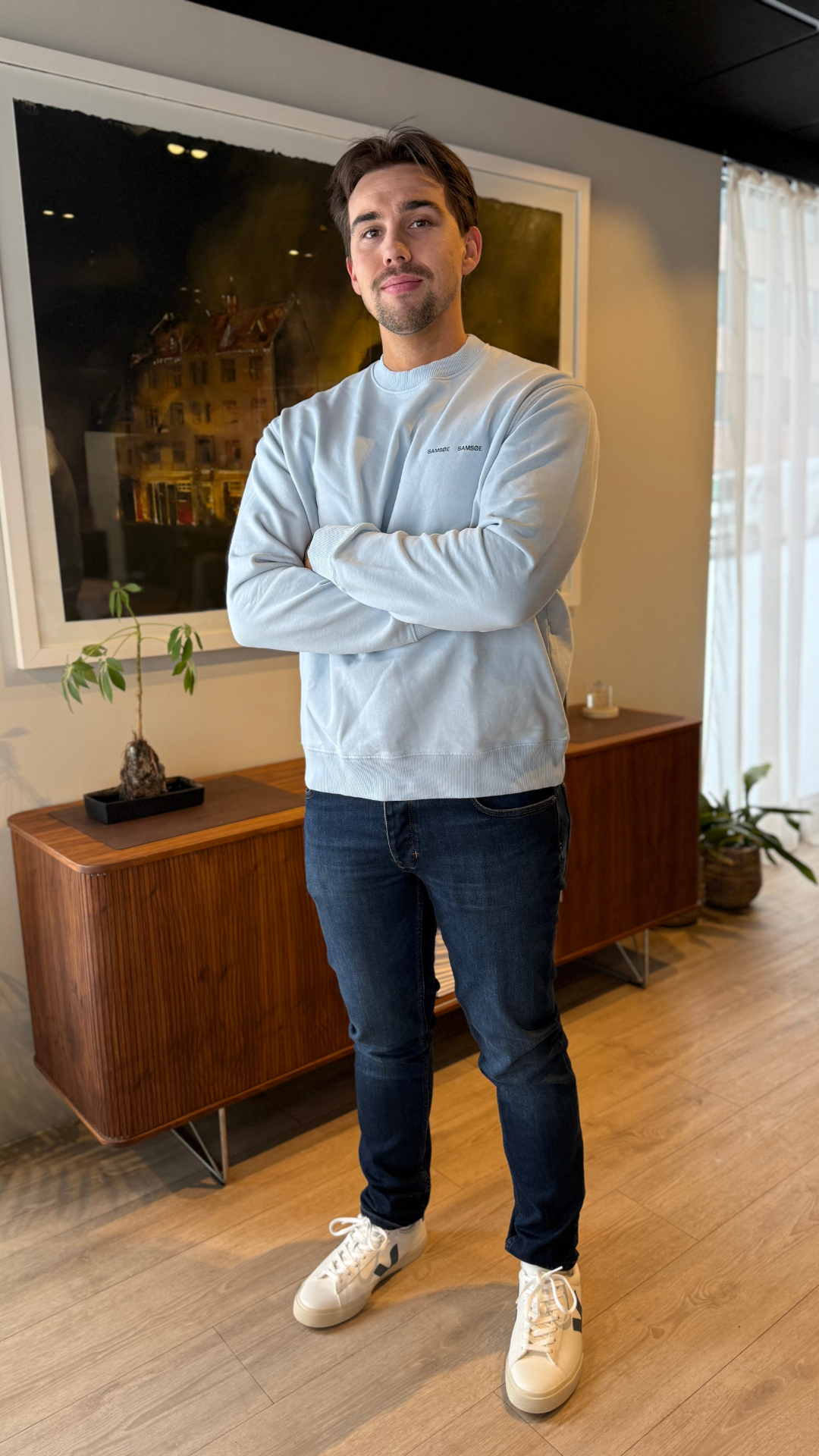 NORSBRO CREW NECK 11720 CORONET BLUE