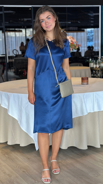 CAITRIA DRESS DEEP BLUE