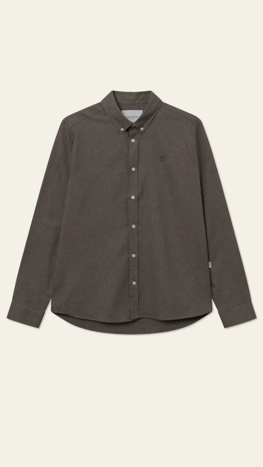 DESERT REG SHIRT GREY MELANGE