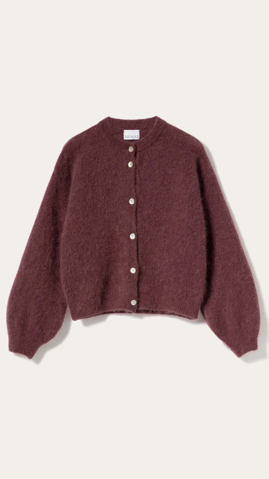 KAE KNIT CARDIGAN RUST