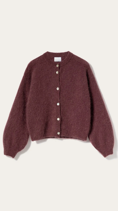 KAE KNIT CARDIGAN RUST