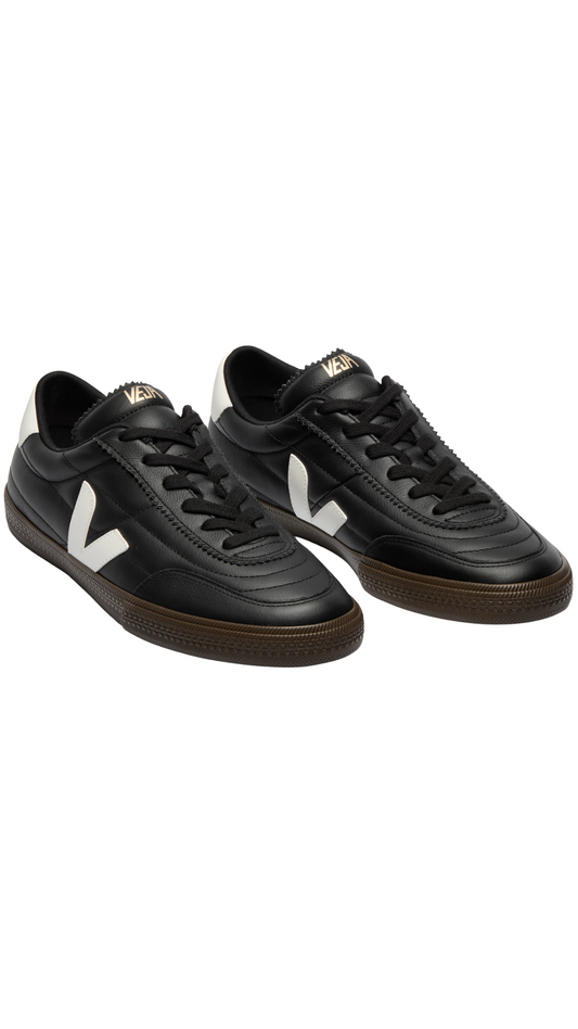 PANENKA LEATHER SNEAKER BLACK WHITE
