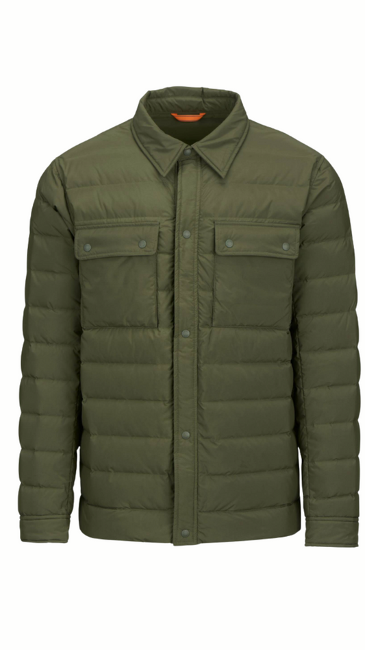 SAPPARO DOWN SHIRT OLIVE