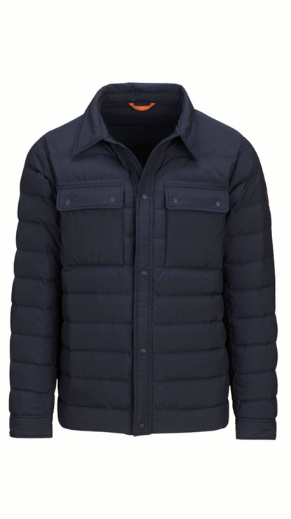 SAPPARO DOWN SHIRT MIDNIGHT NAVY