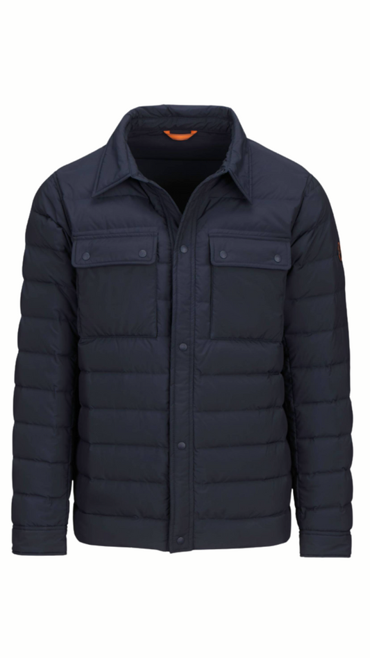 SAPPARO DOWN SHIRT MIDNIGHT NAVY