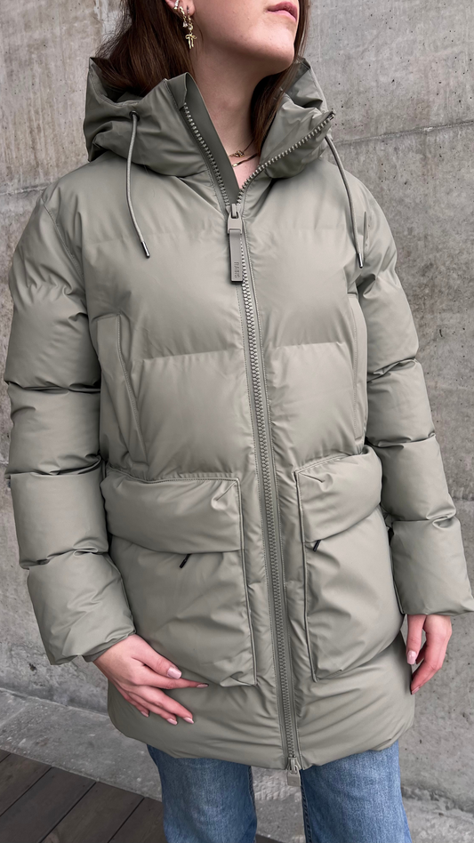 ALTA LONG PUFFER CARGO JACKET W3T4 DRIFT