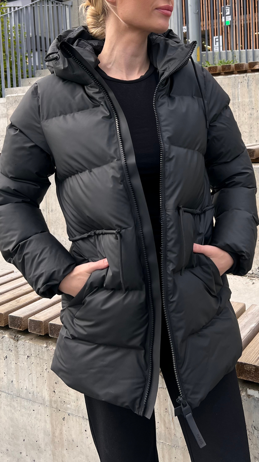 ALTA LONG PUFFER CARGO JACKET W3T4 BLACK