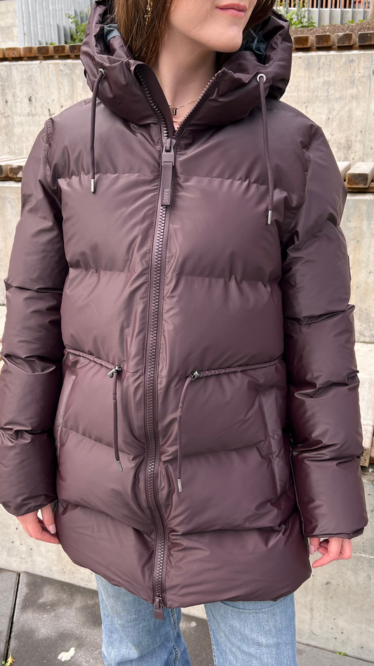 ALTA LONG PUFFER STRING JACKET W3T4 DEPTH
