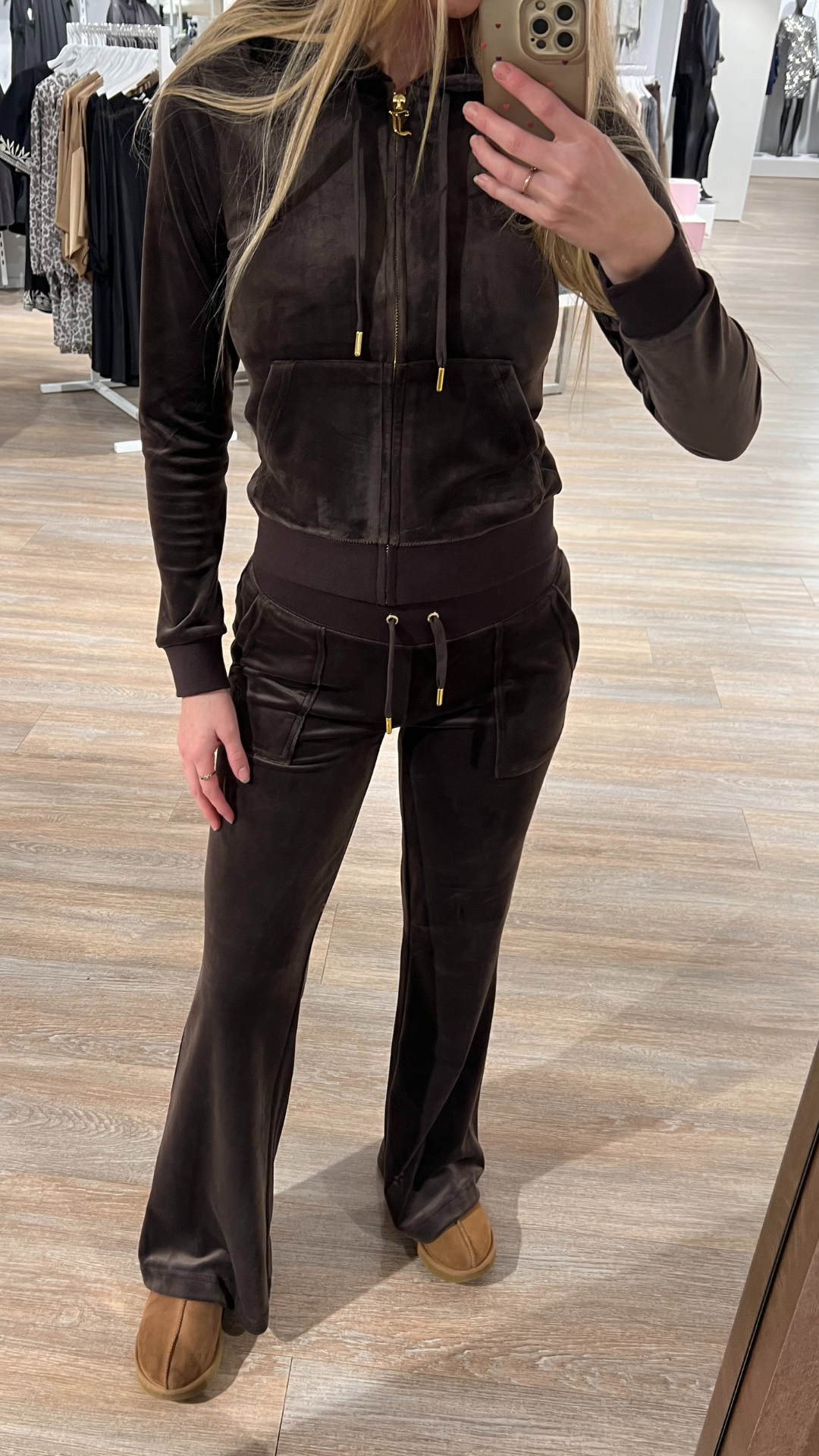 LAYLA GOLD LOW RISE POCKET JAVA