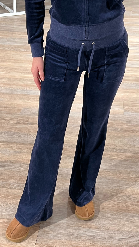 LAYLA LOW RISE POCKET DARK BLUE MARL