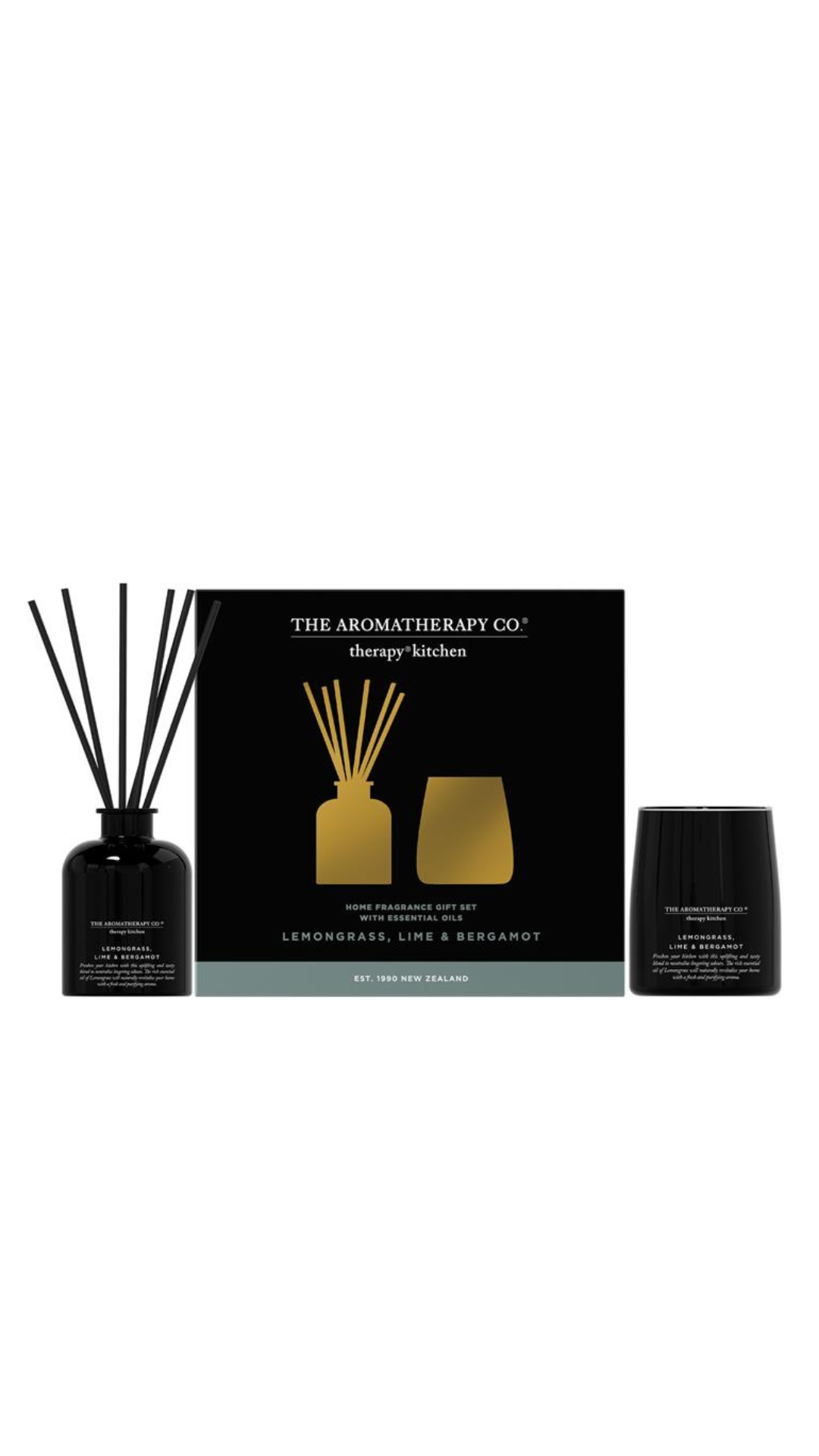 Therapy Kitchen Mini Candle & Diffuser Set - Lemongrass