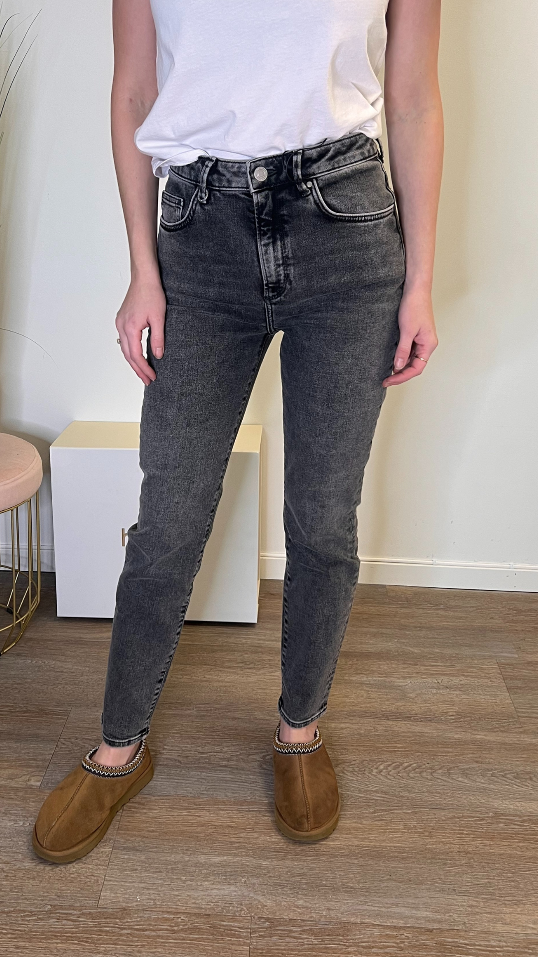 LOLA MOM FORUM WASHED BLACK