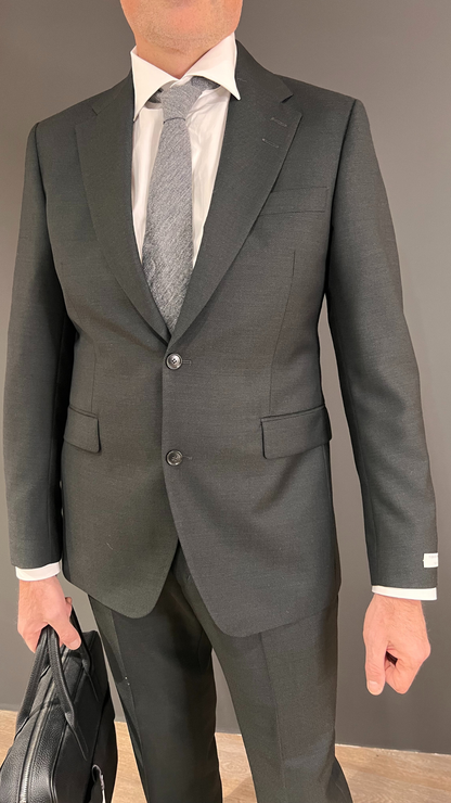 EASE SLIM-FIT BLAZER DARK GREEN