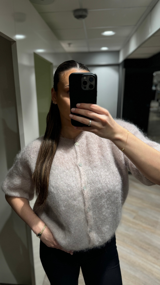 N-LORELL KNIT CARDIGAN BEIGE