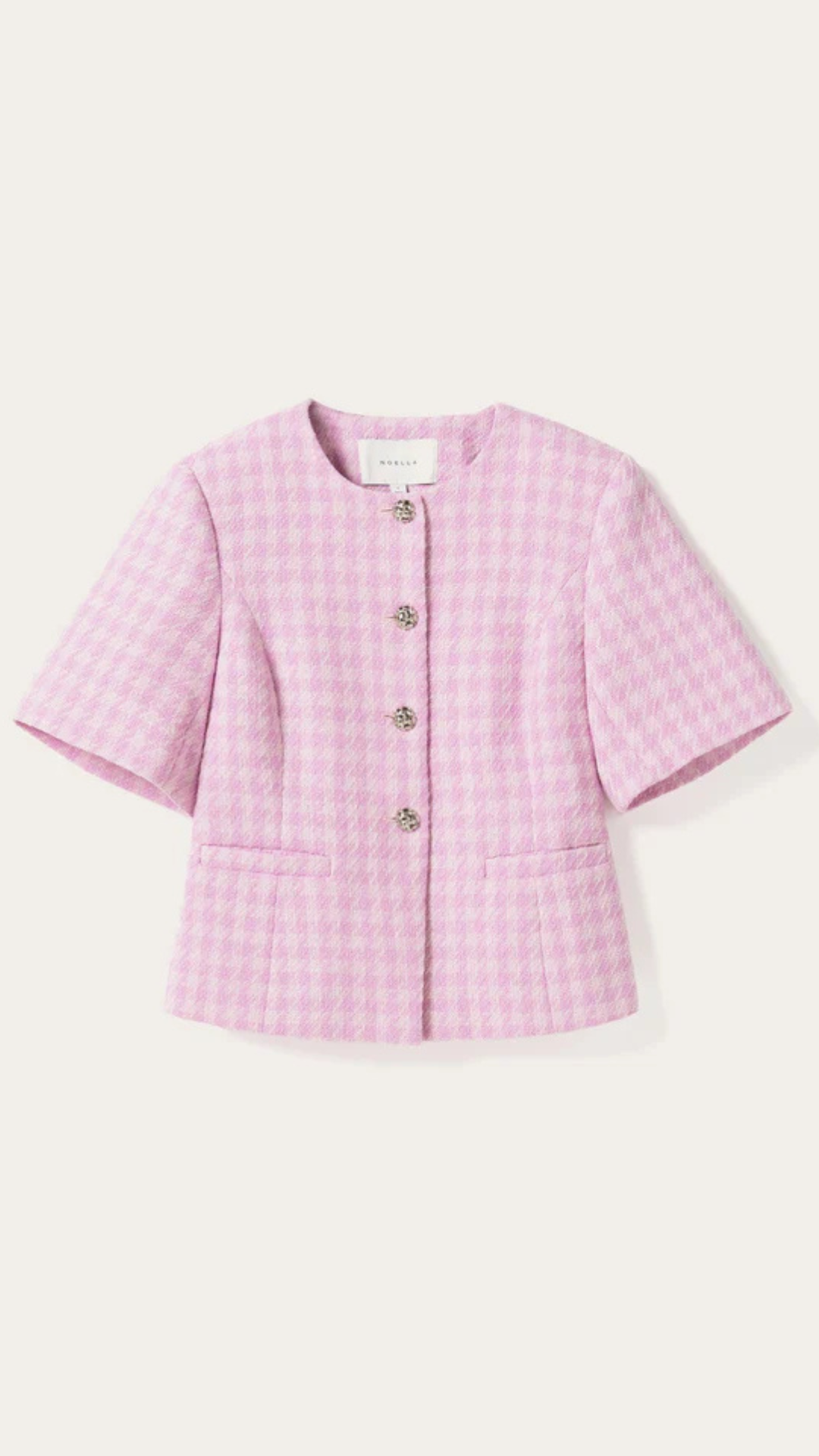 KASAUNDRA BLAZER BABY PINK