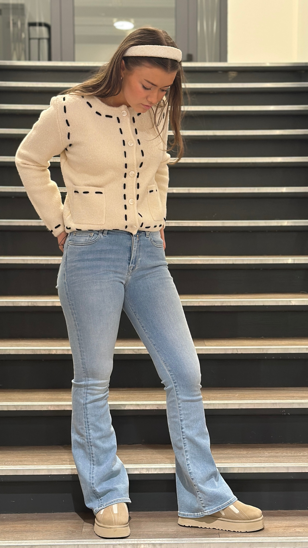 JOELLA FLARE LIGHT BLUE