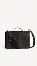 LOENNAS SHOULDER BAG DARK CHOKOLATE