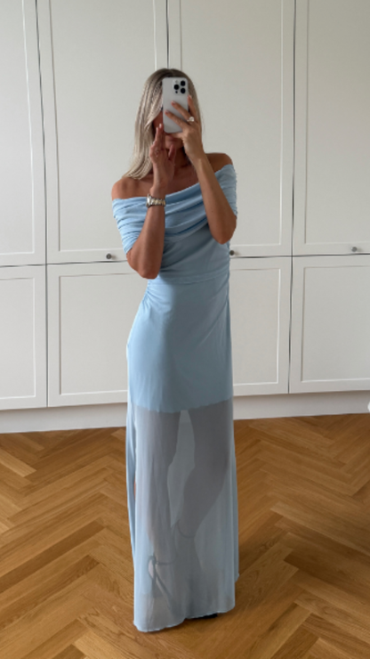 MELANI DRESS AIR BLUE
