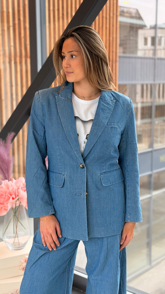 THE KID DENIM BLAZER