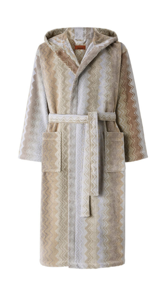 GIACOMO 21 HOODED BATHROBE