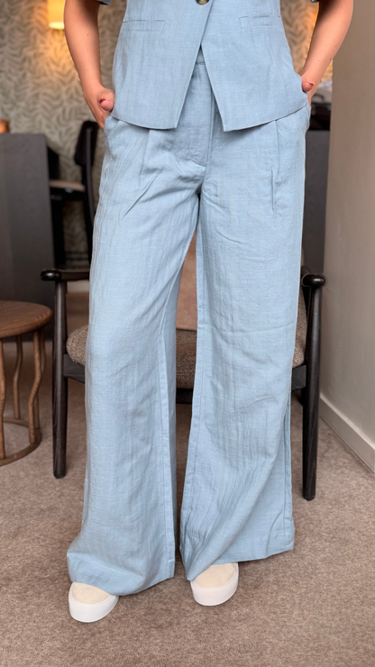 KAIZA MW PANTS DOVE BLUE