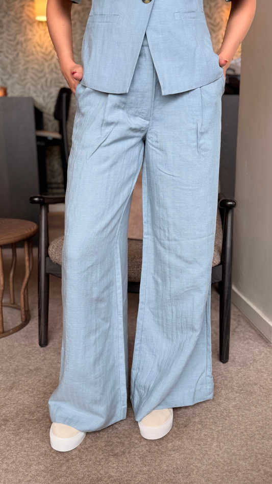 KAIZA MW PANTS DOVE BLUE