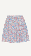 SALLY SHORT SKIRT BLUE MULTI FLOWER
