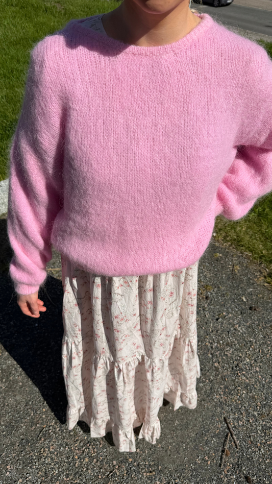 LIANA ROUND NECK PULLOVER SOFT BERRY