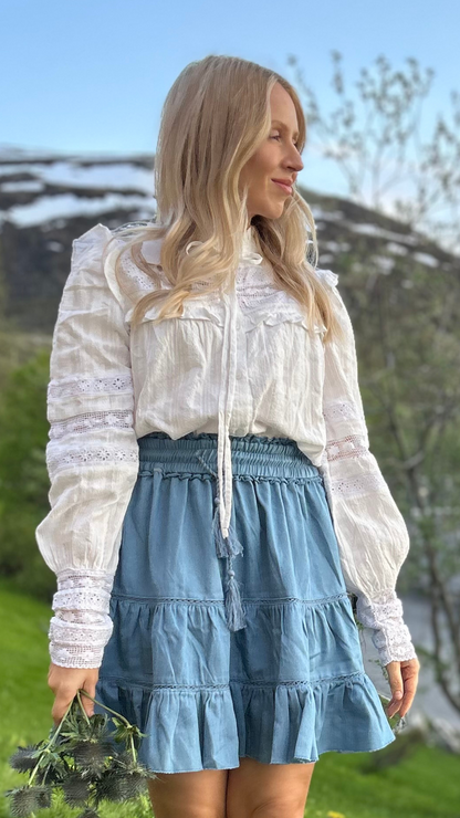 KAROLINE BLOUSE WHITE