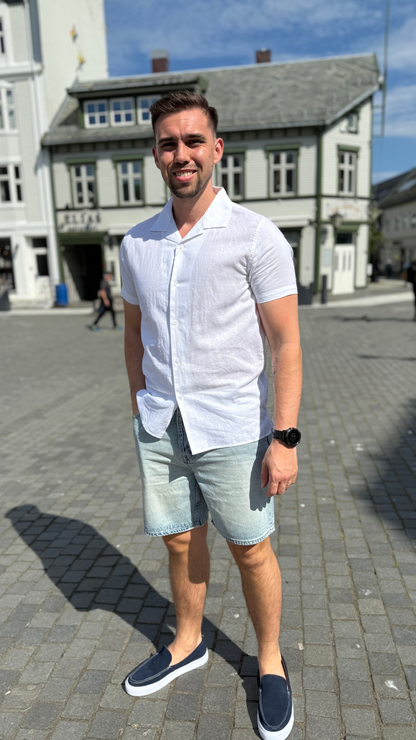 BEACH SHIRT SOLID MARSHMALLOW