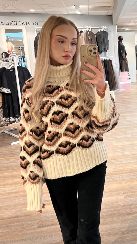 LATA KNIT IVORY MULTI
