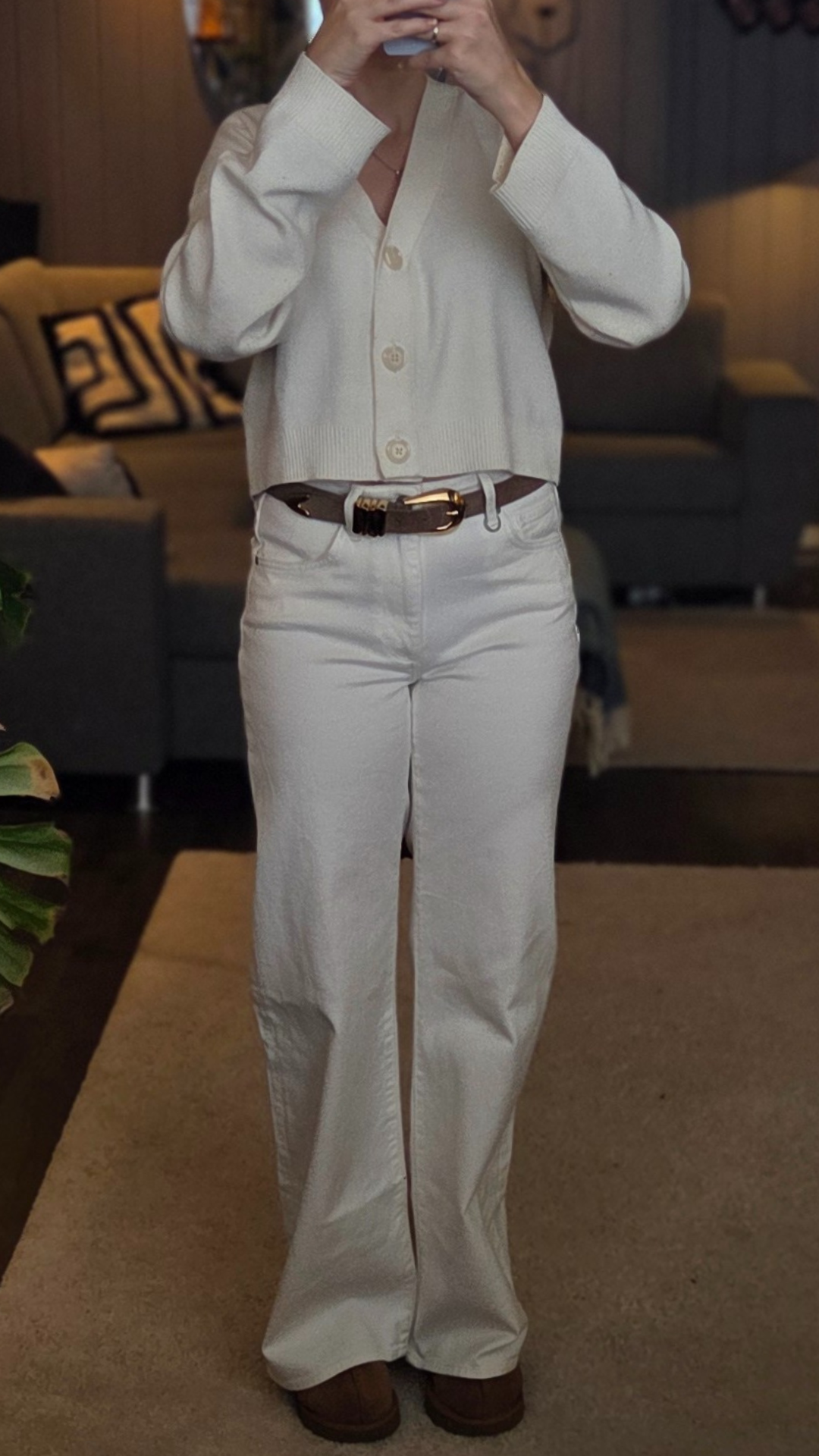 EVA WIDE JEANS WHITE