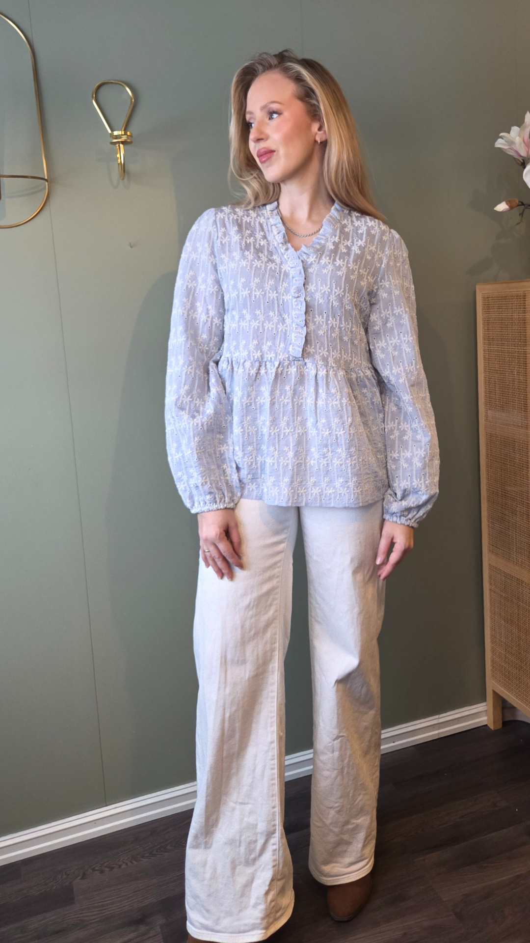 MATTI BLOUSE AIR BLUE