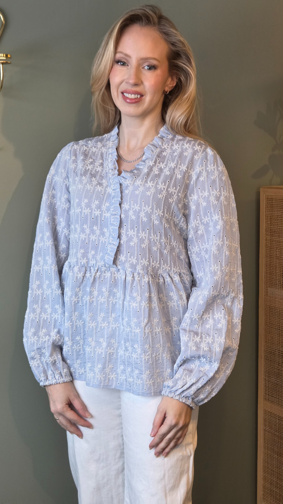 MATTI BLOUSE AIR BLUE