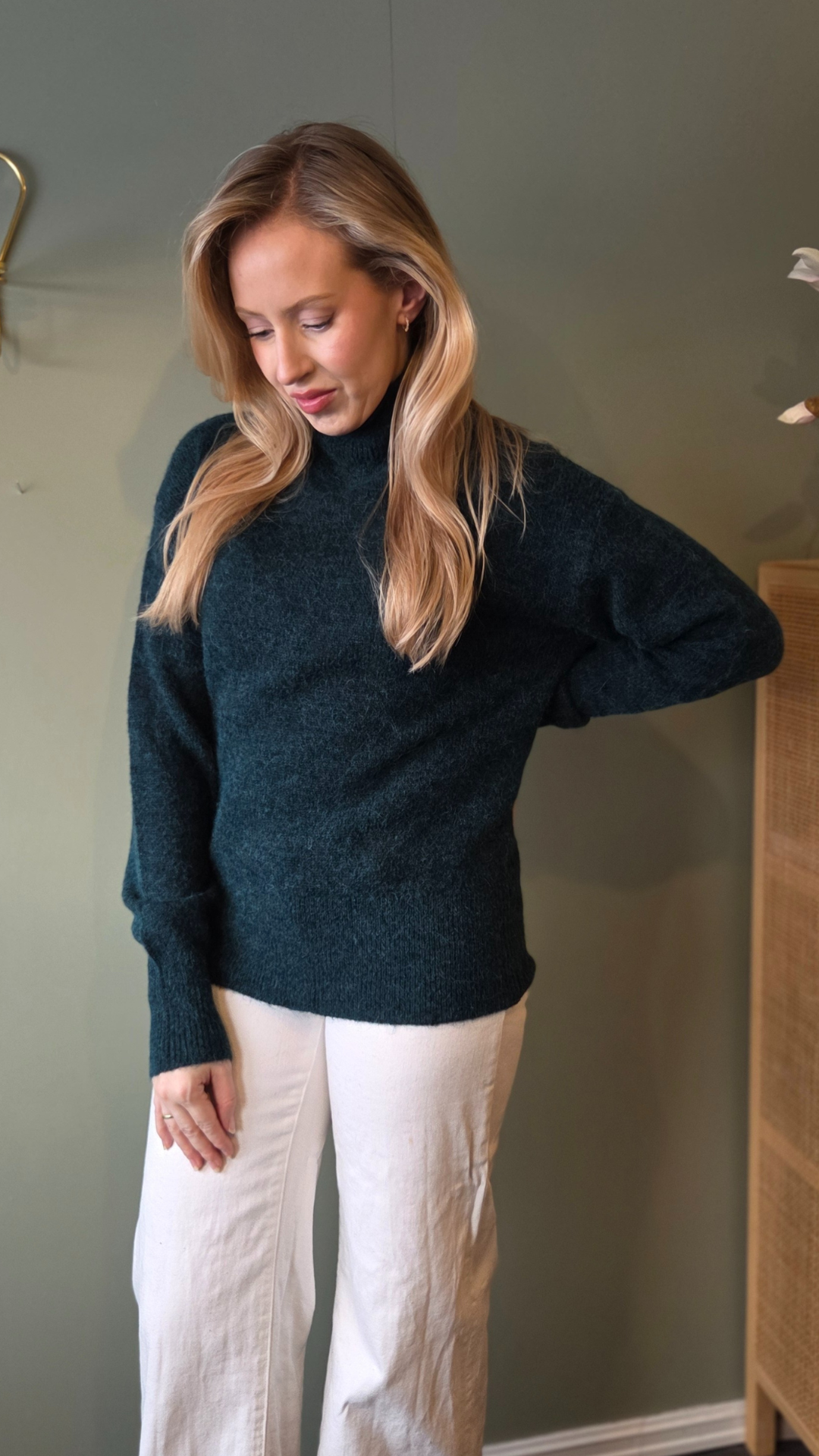 STELLA MOCK NECK RAIN FOREST