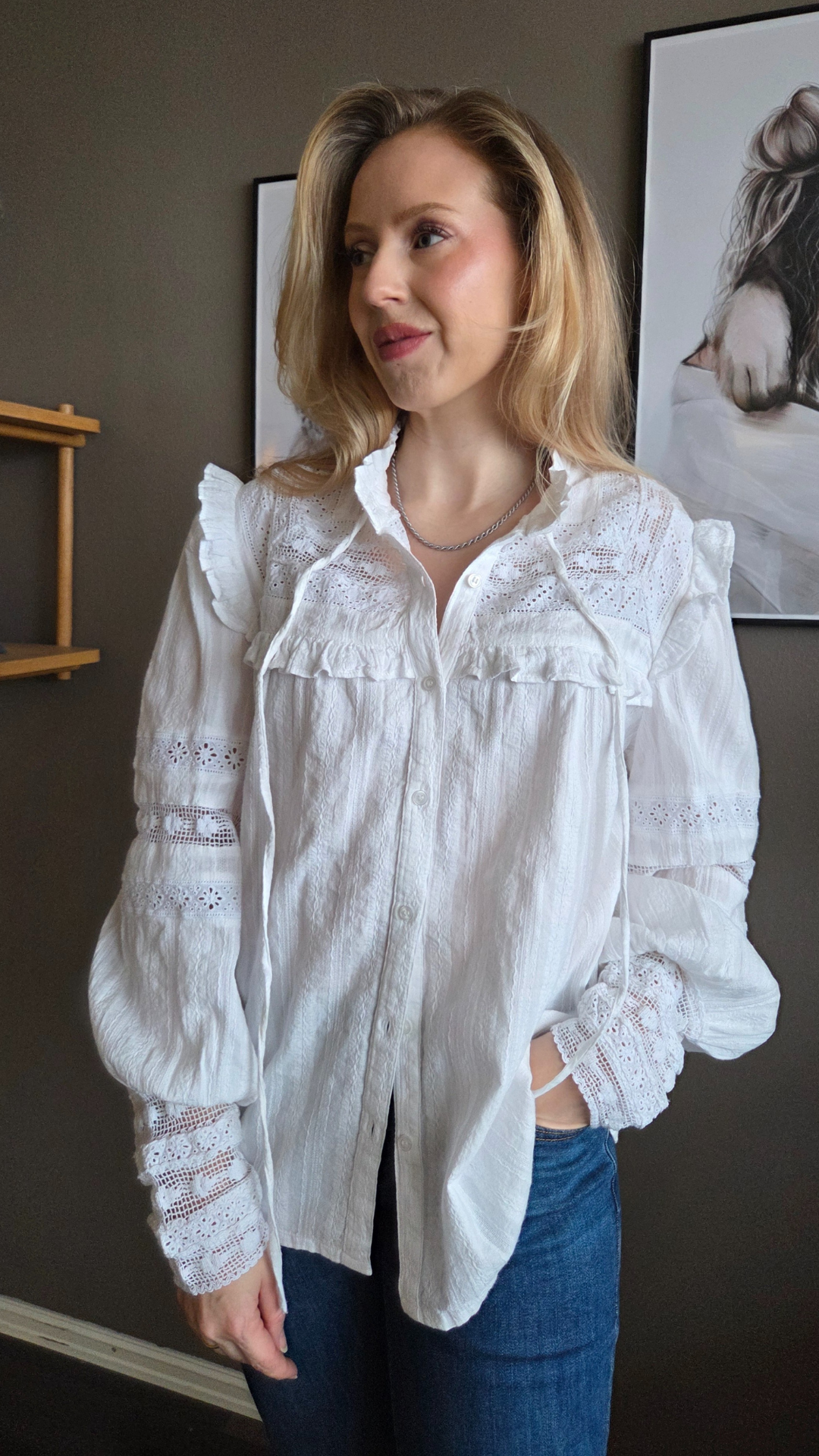 KAROLINE BLOUSE WHITE