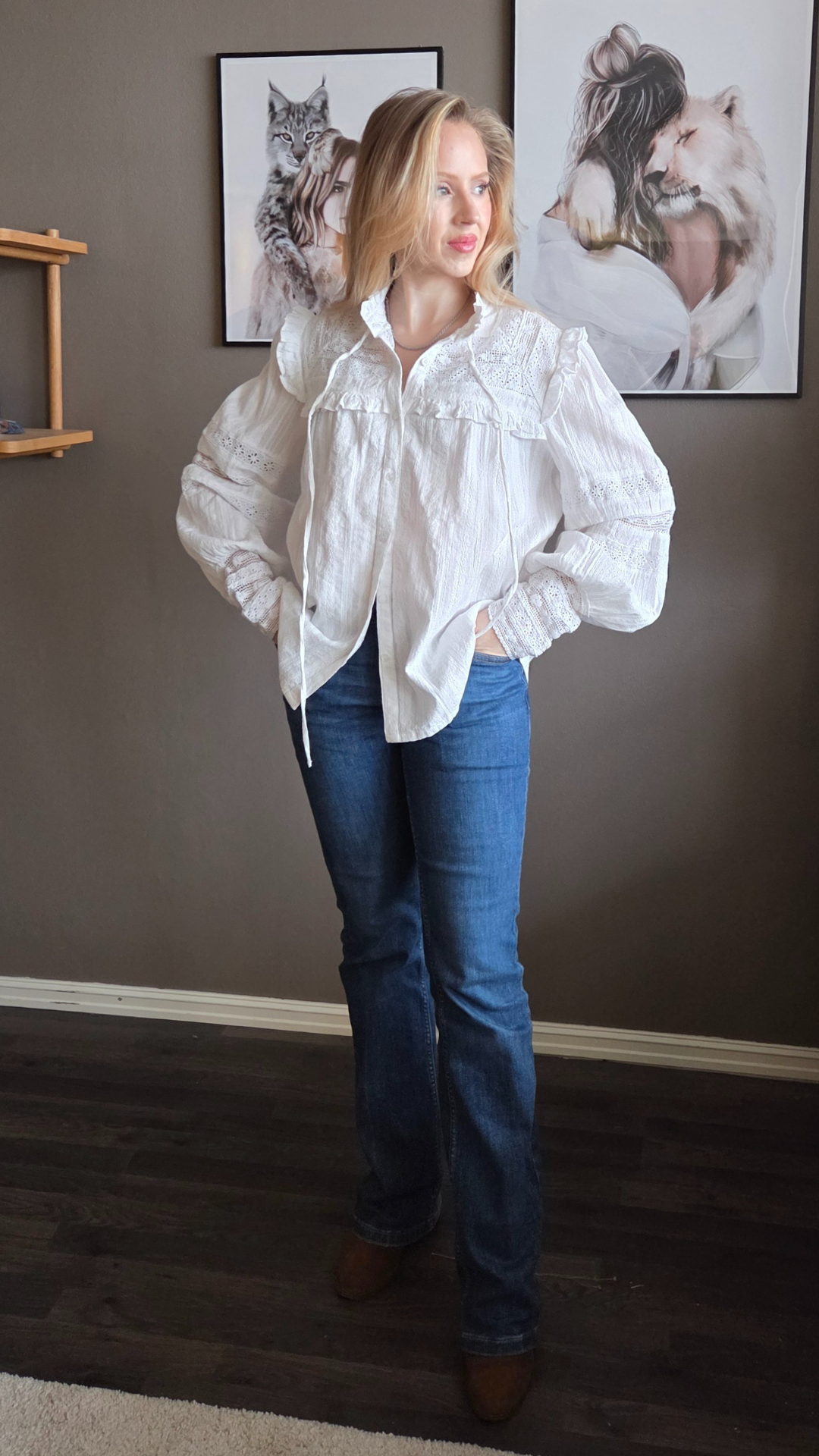 KAROLINE BLOUSE WHITE