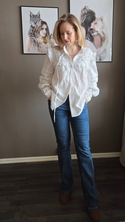 KAROLINE BLOUSE WHITE