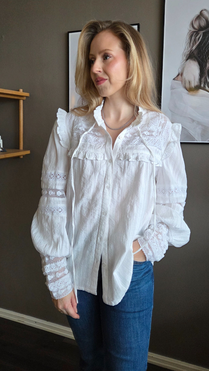 KAROLINE BLOUSE WHITE