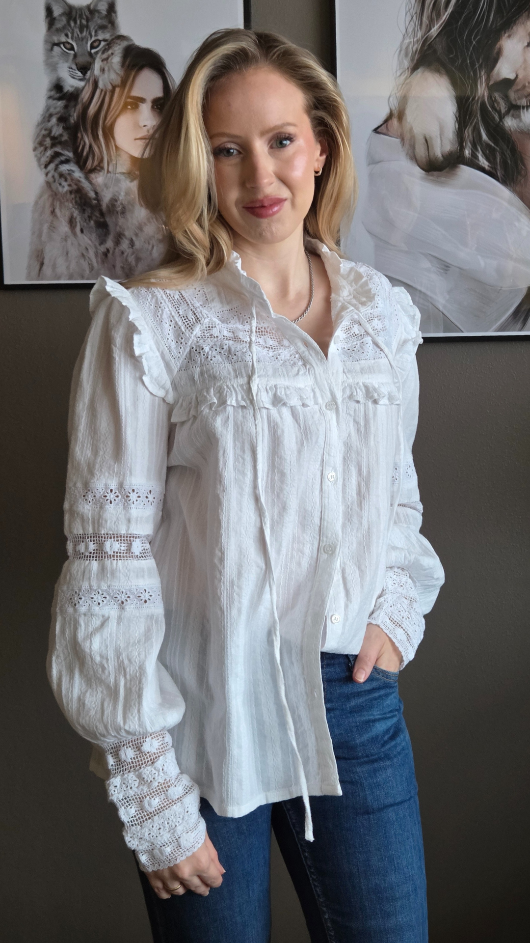 KAROLINE BLOUSE WHITE