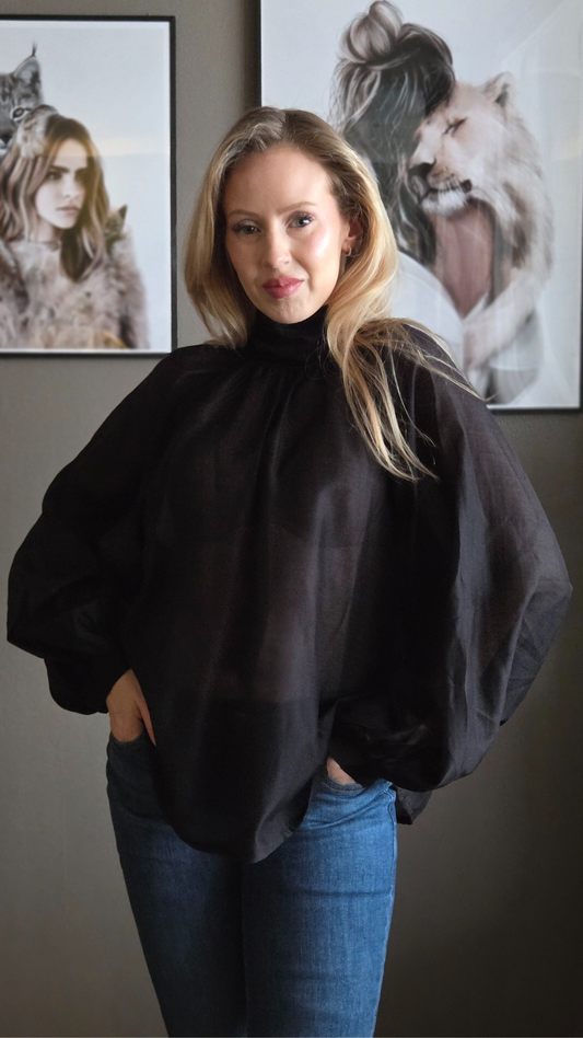 LORIS BLOUSE BLACK
