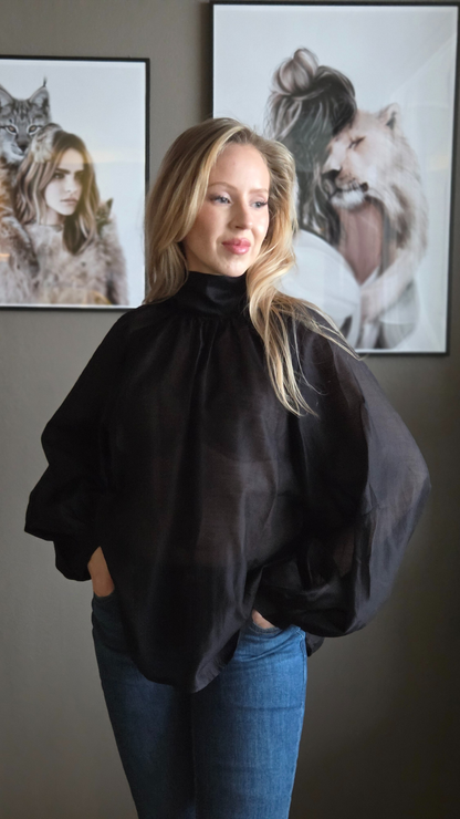 LORIS BLOUSE BLACK