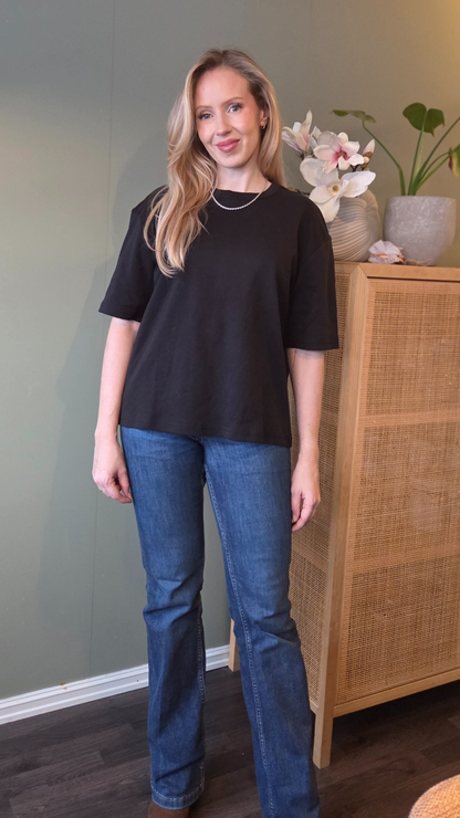 LUCY COTTON T-SHIRT BLACK
