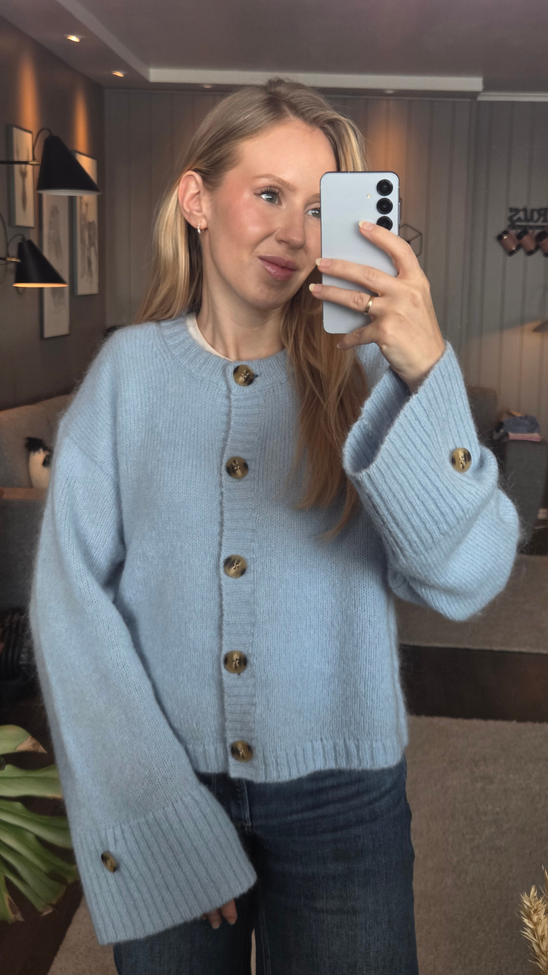 CIERROU SOFT CARDIGAN DREAM BLUE