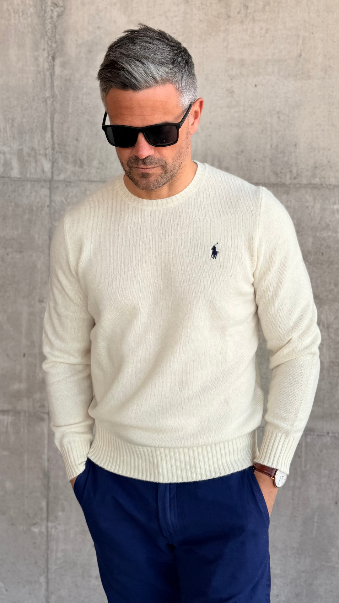 KNIT CREWNECK CREAM
