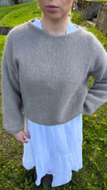 LIANA ROUND NECK PULLOVER LIGHT TAUPE