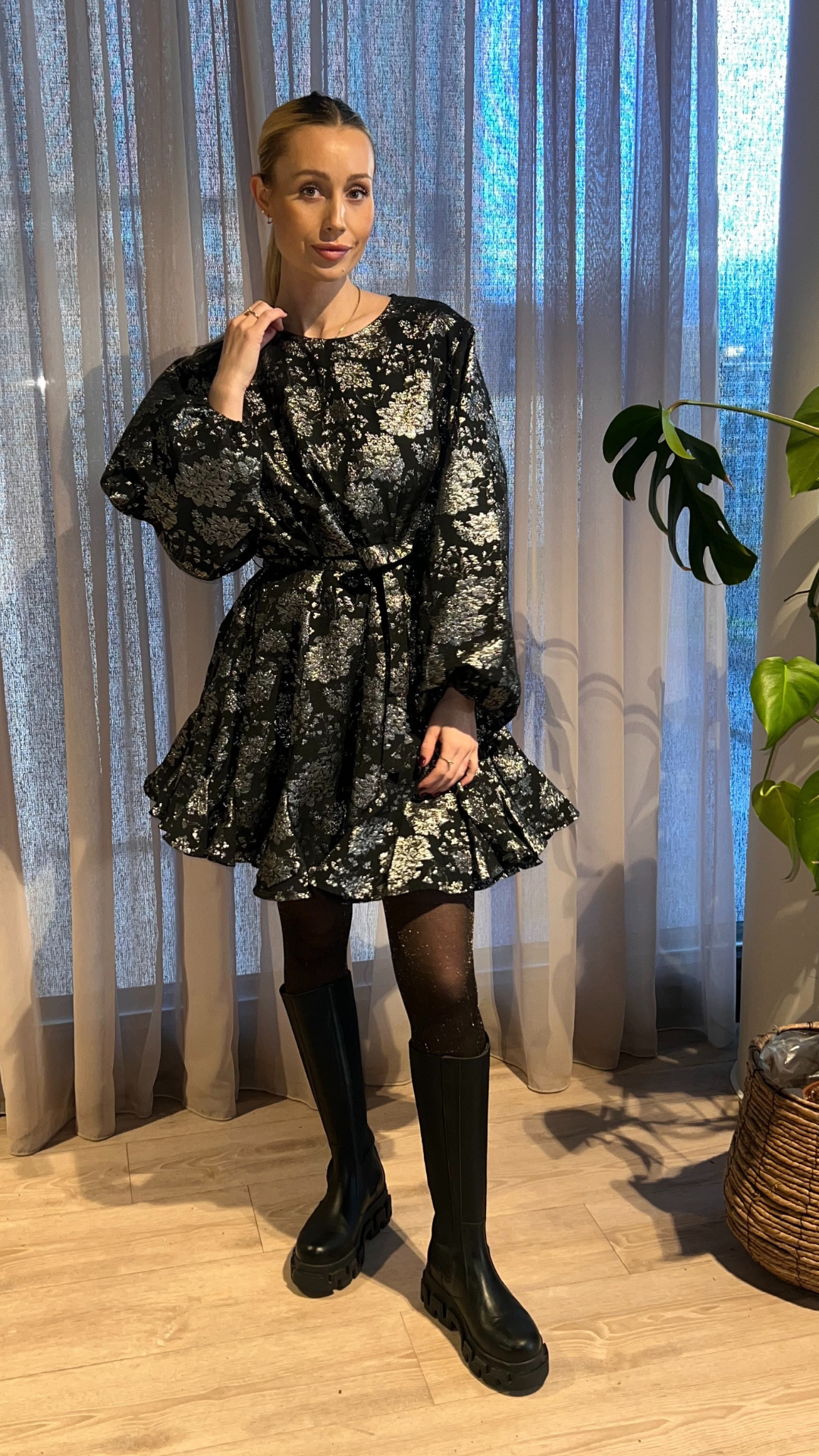 POPPI BROCADE DRESS